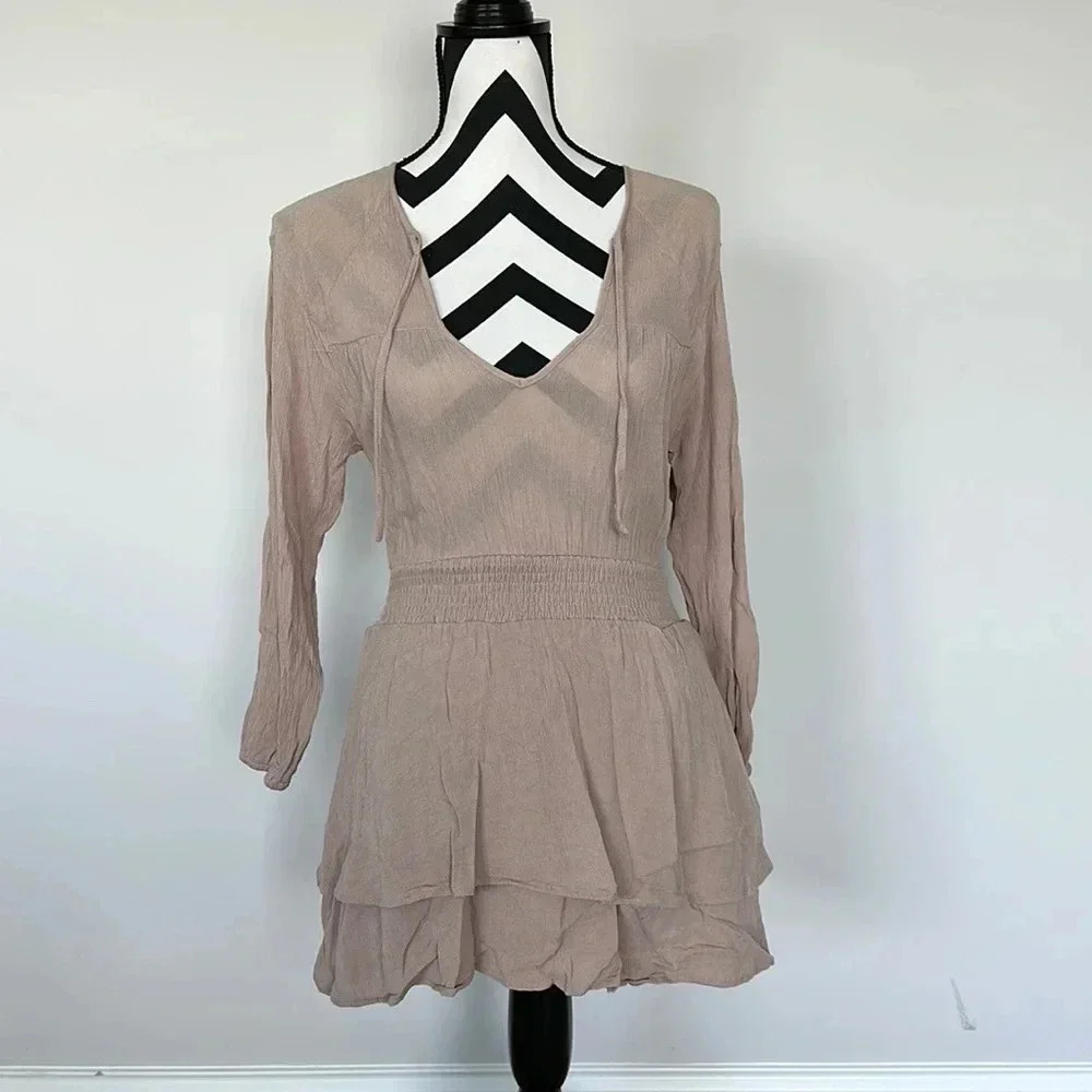 Style Rack Linen Dress Sz‎ Sm